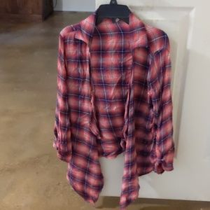 Plaid Cardigan